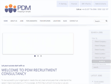 Tablet Screenshot of pdmconsultancy.com